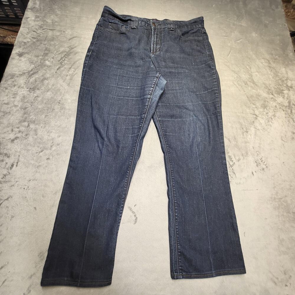 NYDJ Not Your Daughter's Jeans Womens 14 Denim Straight Leg 5 Pocket Made in USA